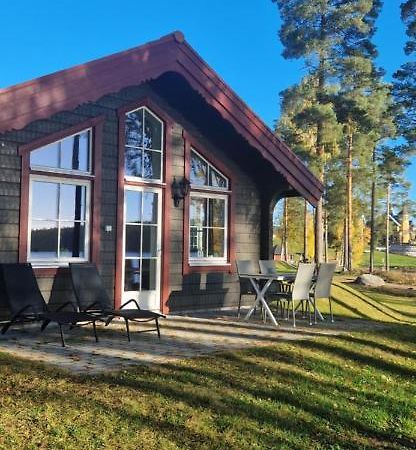 Lakeside Log Cabin Fraemby Udde Falun Bagian luar foto