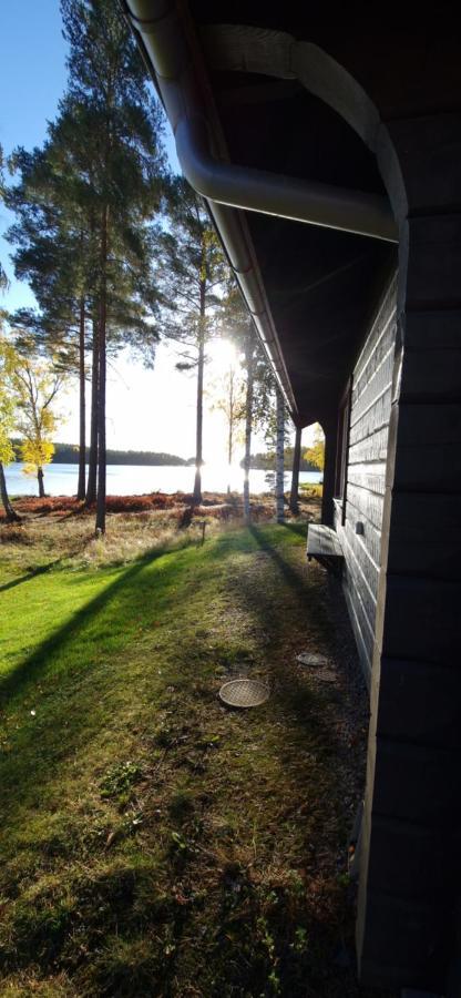 Lakeside Log Cabin Fraemby Udde Falun Bagian luar foto
