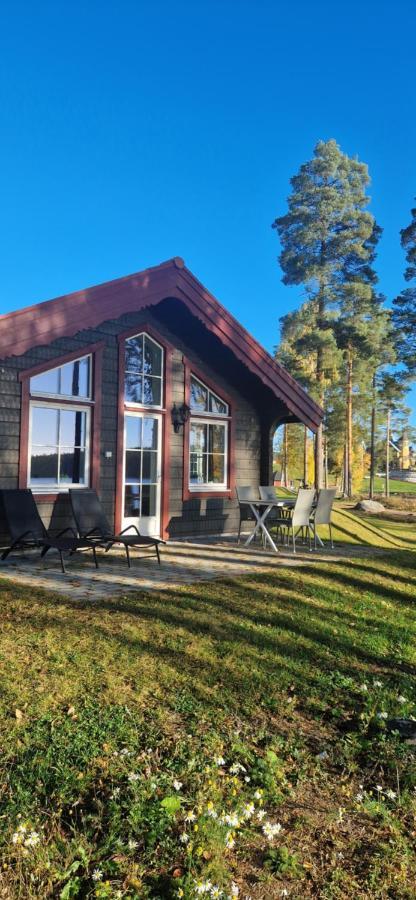 Lakeside Log Cabin Fraemby Udde Falun Bagian luar foto