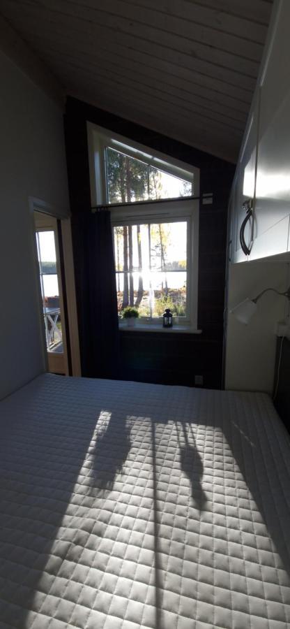 Lakeside Log Cabin Fraemby Udde Falun Bagian luar foto
