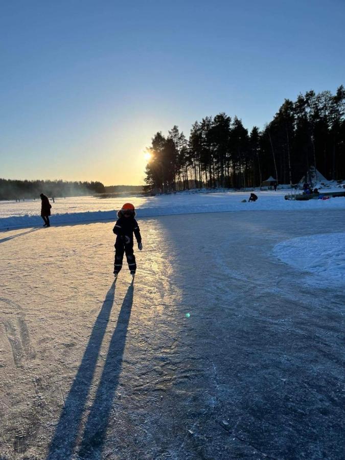 Lakeside Log Cabin Fraemby Udde Falun Bagian luar foto