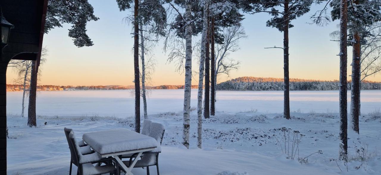 Lakeside Log Cabin Fraemby Udde Falun Bagian luar foto
